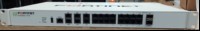 Fortinet Fortigate 101E Firewall 19\'\'Rack 1HE (FG-101E), Anschlüsse: 16x LAN RJ-45, 2x SFP+, 1x USB, 7x RJ-45 (Console, DMZ, MGMT, 2x WAN, 2x HA), Seriennummer: FG101ETK18007517, inkl. Einbauwinkel, Firewall nur elektrisch nicht auf Funktion geprü...