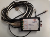 Jusan Recall E1 Mitschnitt S2M (PRI Call Recording) inkl Anschlusskabel(USB Uplink), ungeprüft, SN: E1M021300,  keine Garantie auf Funktion und Vollständigkeit (ID=V05-34)