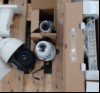 Videoanlage bestehend aus einem Videorecorder (16 Eingänge) sowie  2 x LED-Kugelkamera - Autofokus  - Gehäuse stark verschmutzt, Typ und Hersteller nich ermittelbar! --- @lhua Camera HDCVI PTZ , Inbetriebnahme 08/2018, ungeprüft - keine Garantie a...